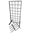 thumbnail image 5 of Only Hangers Black Gridwall Countertop Display with Mini T-Legs - Includes (9) 4" Gridwall Hooks Included - Heavy Duty Panel - 12" x 24", 5 of 5
