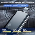 thumbnail image 5 of Altavoz Inalámbrico de Conducción Ósea con Bluetooth para Colocar Debajo de la Almohada, con Reducción de Ruido, Reproductor de Música Estéreo, Linterna y Función de Sueño., 5 of 5