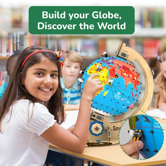 Globe Explorer, AR Based Toy For Kids 8-14 Years Old | 1000+ Facts About Animals, Monuments, Places & More, Birthday Gift For Boys & Girls I Stem Educational Toy For Kids, Pack Of 1