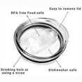 thumbnail image 2 of 20 Oz Skinny Replacement Lids Replacement Lids Plastic Splash Resistant Lids Covers Spill Proof Ski, 2 of 5