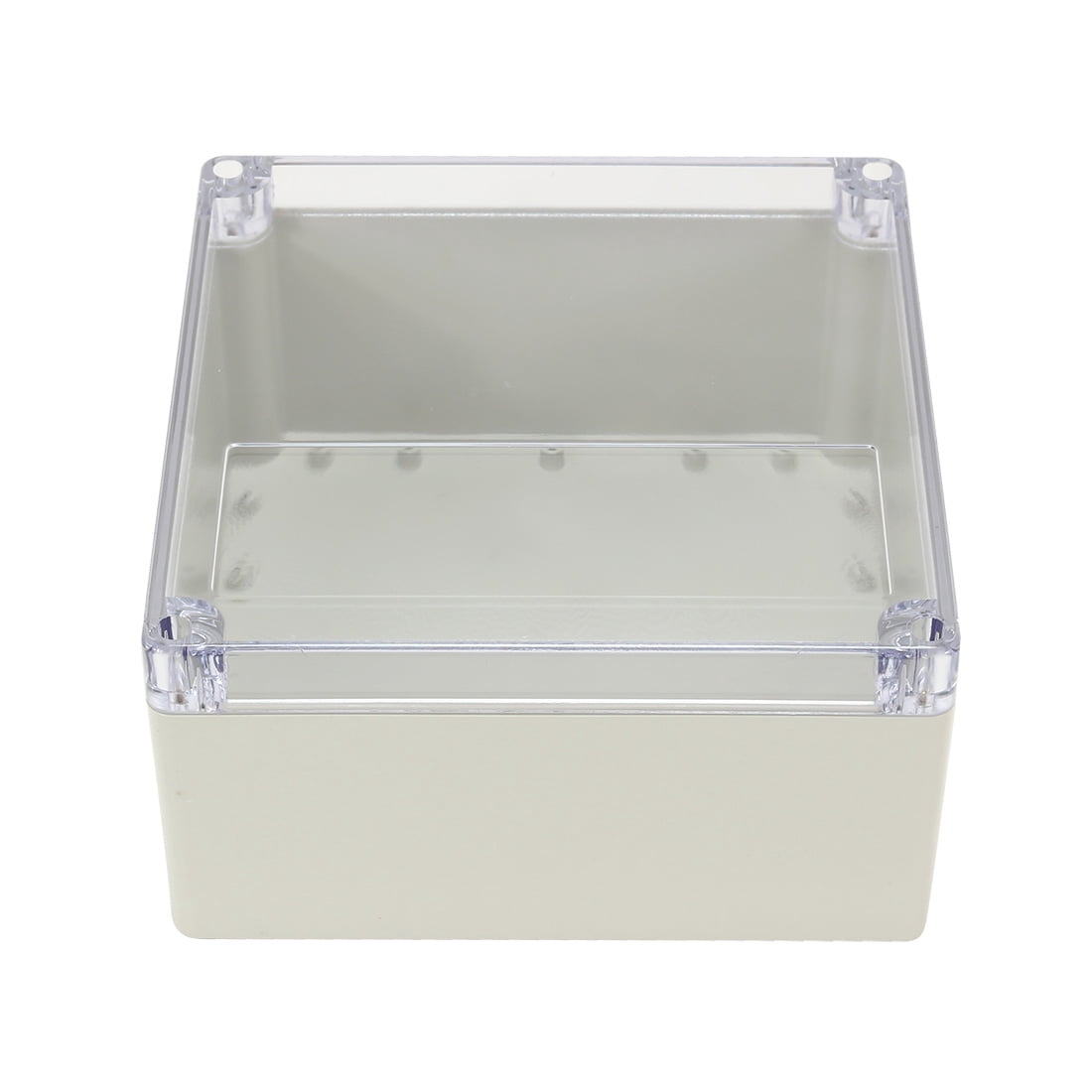 Sourcingmap ABS Plastic Dustproof Waterproof IP65 Junction Box Hinged Shell Universal Electrical Project Enclosure Gray 7.9 X 3.9 X 2.8 Inch (200 X - View #4