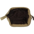 thumbnail image 6 of ZeppelinProducts CLE-BTX1-KHK Clemson Toiletry Bag Waxed Canvas- 12 x 7 x 7, 6 of 6