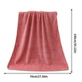 thumbnail image 3 of Fiudx Toalla de Terciopelo Coral, Toalla de Baño de Vellón Ultrasuave, Gorro para Secar El Cabello Muy Absorbente, Toalla de Playa Que No Suelta Pelusa, Ideal para Uso Doméstico, Playa o Actividades, 3 of 4