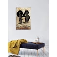 thumbnail image 6 of African American Wall Art Black King And Queen Canvas Print Painting Picture Artwork Black Girl Inspirational Quotes Wall Decor For Living Room Bedroom Office Home Decor Framed Ready To Hang 12x18Inch, 6 of 6