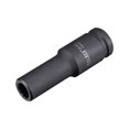 thumbnail image 1 of Unique Bargains 1/2' Drive 12mm 12-Point Deep Impact Socket, CR-MO Steel 78mm Length, Metric Sizes, 1 of 5