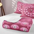 thumbnail image 4 of Erosebridal Lucky 8 Twin Quilt Set Blush Twin Coverlet Set, Blush Circle 2-Piece 1 Bedspread and 1 Pillowcase, 4 of 7