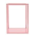 thumbnail image 4 of Estante de metal para plantas Estante para flores Estante de exhibición Estante de Estante de almacenamiento Estantería Natural Rosa corto BLESIY Soporte de exhibición de la torta rectangular, 4 of 8