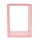 thumbnail image 4 of Estante de metal para plantas Estante para flores Estante de exhibición Estante de baño Estante de almacenamiento Estantería Natural Rosa corto Soledad Soporte de exhibición de la torta rectangular, 4 of 10