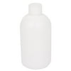 Graduated 500ml Plastic Bottle HDPE White Watertight Screw-Top Lid w Inner Cap