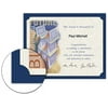 Southworth® Certificate Holder, Navy, 105-lb Linen Stock, 12 x 9.5, 10/Pack PF8