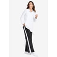 thumbnail image 6 of Woman Within Plus Size Long-Sleeve Polo Shirt, 6 of 6