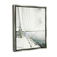 thumbnail image 4 of Stupell Industries Nautical Boat Mast View Transportation Photography Gray Floater Framed Canvas Art Print Wall Art, 25 x 31, 4 of 10