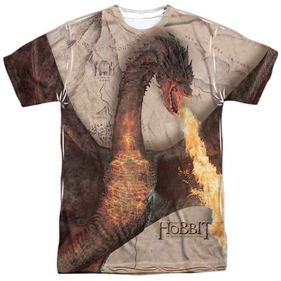 Hobbit - Smaug Attack - Short Sleeve Shirt - Medium