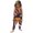 Orange1, variant on Gunia Toddler Girls Halloween Outfit Flannel Pumpkin Kids Suspender Romper Loose Harem Style Jumpsuit Festive Party Outfits Black 2-3 Years