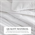 thumbnail image 2 of Solid Quilt Set - Lightweight, Soft, All-Season - 2-Piece Reversible Dot Stitched Bedding Set (Twin / Twin XL, White), 2 of 6