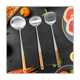 thumbnail image 4 of Cuchara espumadera de 17 pulgadas para wok, colador de acero inoxidable, 4 of 6