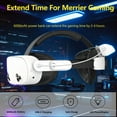 thumbnail image 4 of Batery Head Strap for Meta Quest 3S/3, 6000mAh Detachable Batery Pack Replacement for Quest 2, Adjustable Head Strap Enhanced Comfort and Support, Extend Playtime, 4 of 8