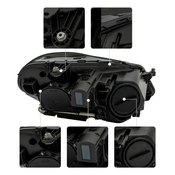 Left Side Driver Side LED Headlight Headlamp For 2014 2015 2016 Mercedes-Benz E-Class W212