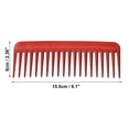 thumbnail image 4 of Vocoste Wide Tooth Hair Comb Hair Detangling Comb for Wet and Dry Plastic Red, 4 of 6