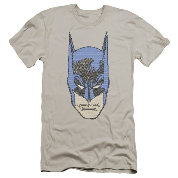 Batman Bitman Premium Canvas T-Shirt Adult Slim Fit 30/1-Silver