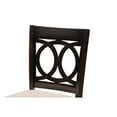 thumbnail image 4 of Baxton Studio Lenoir Modern and Contemporary Sand Fabric Upholstered Espresso Brown Finished Wood Counter Height Pub, 4 of 7