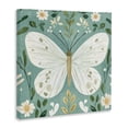 thumbnail image 2 of Stupell Industries Scandinavian Teal Butterfly Garden with Daisies Canvas Art, 30 x 30, by Petals Prints Design, 2 of 8