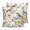 Yellow, Grey, variant on Pillow Covers 20x20 Set of 2, Yellow Grey Botanical Throw Pillow Covers Decorative Couch Cushion Cover, Spring Floral Summer Birds Vintage Microfiber Soft Square Pillowcases for Bedroom Sofa