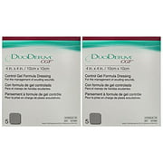 (2 Boxes of 5) CGF Hydrocolloid Dressing 4 in. x 4 in. Convatec 187660 Duoderm