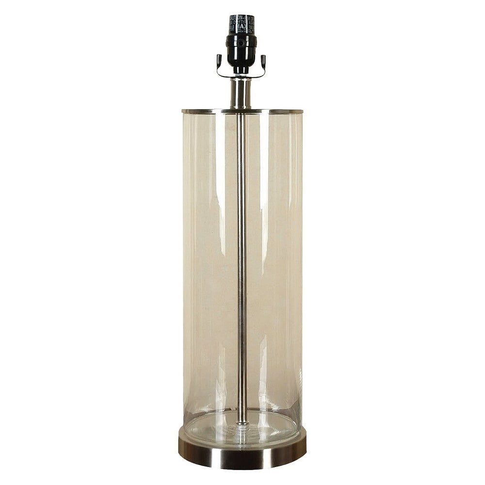 threshold Fillable Glass Lamp Base Clear Large (Includes CFL Bulb