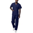thumbnail image 1 of Sivvan Unisex Classic Scrub Set V-Neck Top/Drawstring Pants (Available in 15 Solid Colors), 1 of 7