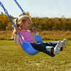 Blue Swing Seat EVA Heavy Duty Swing Set Accessories Swing Seat Replacement for Kids Gym Sports