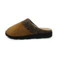 thumbnail image 6 of SLM Men's Bedroom Slippers Faux Fur Lined Non Skid House Shoes Warm, 6 of 8