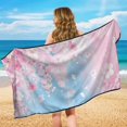 thumbnail image 4 of Kuiaobaty Cherry Blossom Print Towel Car Seat Covers with Storage Bag Sweat Absorption Car Seat Towel Cover After Gym Multi-Purpose Sweat Towels for Truck Sedan SUV, 4 of 7