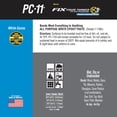 thumbnail image 3 of PC Products PC-11 Epoxy Adhesive Paste Kit with Mixing Tool, Two-Part Marine Grade, 1/2lb in Two Cans, Off White, (20128), 3 of 6