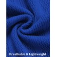 thumbnail image 4 of COOFANDY Men's Short Sleeve Knit Shirts 2025 Vintage Button Down Polo Shirt Casual Beach Tops, 4 of 6