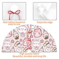 thumbnail image 4 of Picia Cute Rabbit Print Christmas Tree Skirt , Christmas Tree Skirt Ornaments for Merry Christmas Holiday Party Decorations Indoor Outdoor-48", 4 of 7