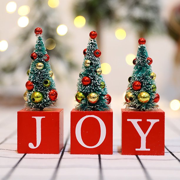 Decoraciones navideñas Calendario nuevo Decoraciones para árboles de Navidad Decoraciones de escritorio creativas Decoraciones para árboles de Navidad pequeños Wmkox8yii gf7180