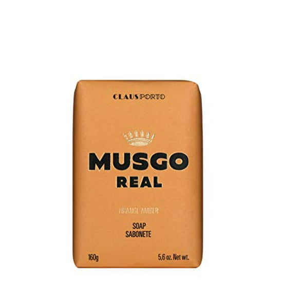 Claus Porto Mens Body Soap, Orange Amber, 5.6 oz