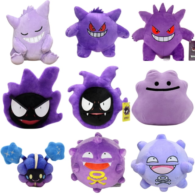 Pokemon kawaii gengar gastly ditto juguetes de peluche suaves lindo anime koffingaunter cosmog peluches muñecos de peluche regalo de cumpleaños
