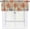 Boho, variant on Rustic Wood Board Window Treatment Valance 54x18 Vintage Orange Brown Wooden Plank Kitchen Valances 1 Pack Farmhouse Antique Rod Pocket Curtain Valance for Bathroom Dining Room Decor