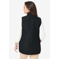 thumbnail image 2 of Jessica London Women's Plus Size Quilted Vest, 2 of 6