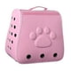 thumbnail image 4 of Bolsa de hombro transpirable Yinane transportista de viaje para mascotas rosa, 4 of 8