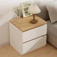 thumbnail image 2 of Mesita de noche nórdica blanca, consola rústica barata, mesita de noche Para dormitorio pequeño, Muebles Para El Hogar, 2 of 4