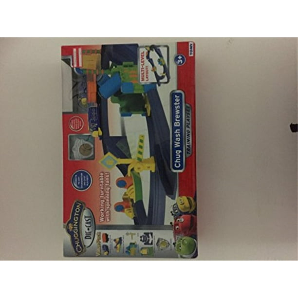 tomy international chuggington die cast badge quest chugg wash with brewster