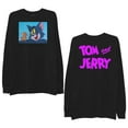 thumbnail image 3 of Adult Men's Tom and Jerry Long Sleeve Crewneck T-Shirt- Front and Back Print Sizes S-XL, 3 of 5