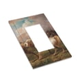 thumbnail image 3 of Kll Three Horses Oil Painting Wall Plate,Gloss Finish,Standard Size 1 - 5" X 3", Polycarbonate Thermoplastic,Electric Receptacle Plug Covers, 3 of 8