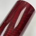 thumbnail image 4 of Lefu Autocollants de Voiture Brillants Arc-en-Ciel Fibre de Carbone Rouges Autocollants de Moto en Vinyle, 4 of 9