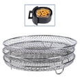 thumbnail image 3 of Soporte para deshidratador Accesorios de soporte para deshidratador de 3 niveles Bandeja deshidratante de material acero inoxidable para freidora instantánea de Magideal Soporte para deshidratador, 3 of 7