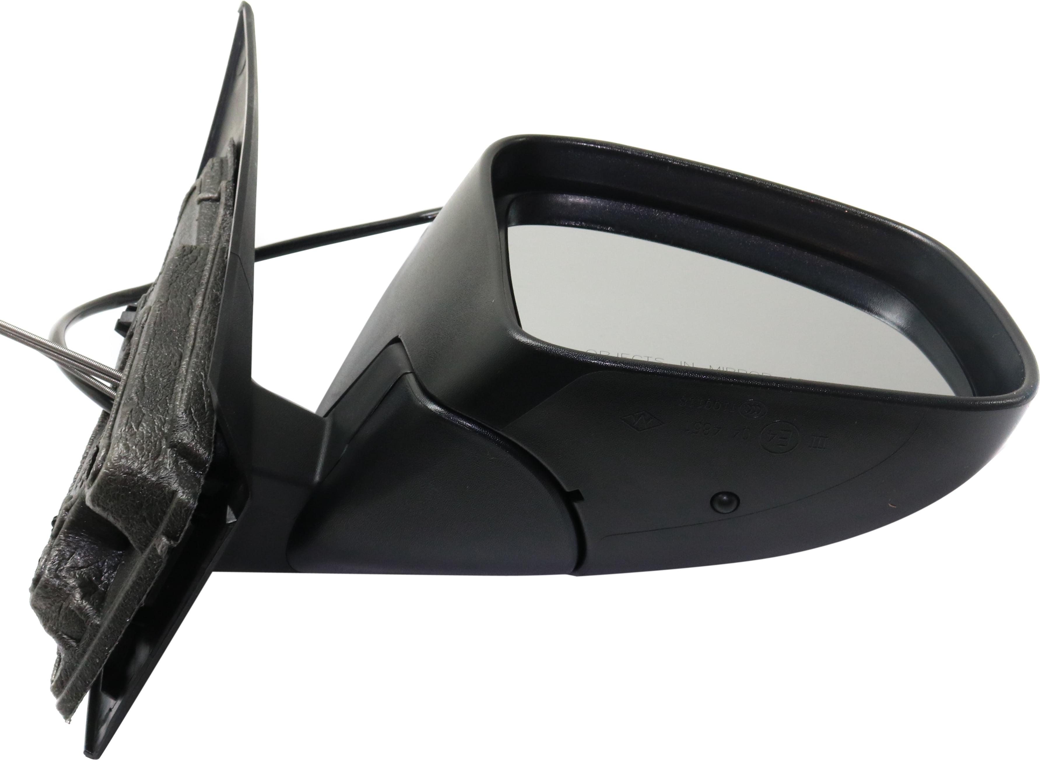 Mirror Compatible With 2016-2018 Smart Fortwo Right Passenger Side Paintable Kool-Vue