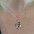 thumbnail image 5 of Fun & Inexpensive Bear Diamond Necklace in Sterling Silver, 5 of 6